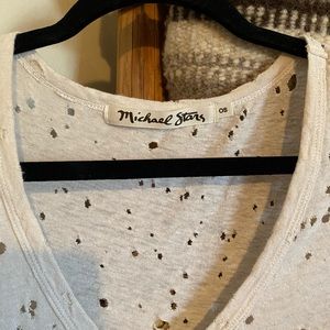 Michael Stars Distressed T Shirt